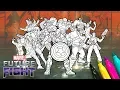 Marvel FUTURE FIGHT Coloring SET Avengers Game Coloring Book
