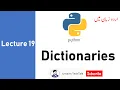 19 Dictionaries in Python