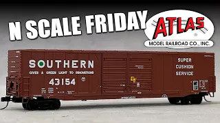 60 ACF Auto Parts Boxcar Atlas Master N Scale Friday