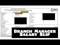 IIFL Branch Manager Salary Slip IIFL Finance Executive Job Salary IIFL Finance Job Salary