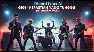 gigi kepastian yang tunggu alternative rock cover distorsi ai 
