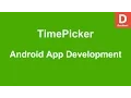 Android TimePicker Example