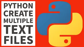 Python Programming - Create Multiple Text Files 2023