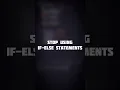 Stop using if-else