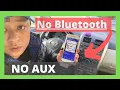Play Music in Your Car without an AUX cord or Bluetooth No Static Aux Adapter for iPhone