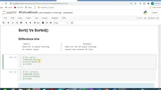 Sort Vs Sorted English