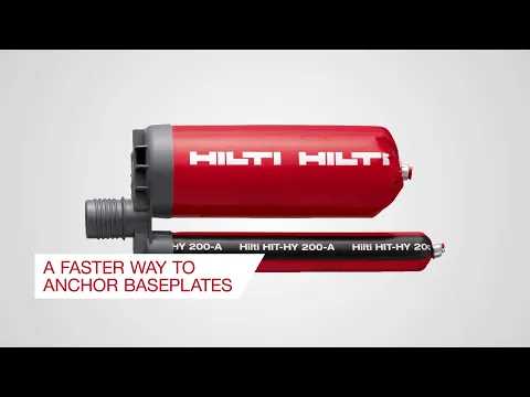 Download MP3 Hilti HY 200-A Injectable Chemical Anchor
