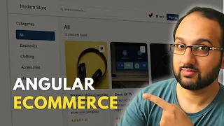 Angular Modern E-Commerce Tutorial - Project Setup Layout Part 1
