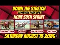 Caymanas park tips for Saturday August 15 2026