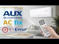 AUX Mini Split Ac E1 Error Code - What It Means and How to Fix It
