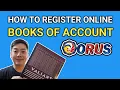 Tutorial on how to register Book of Accounts - ORUS Step by Step Guide