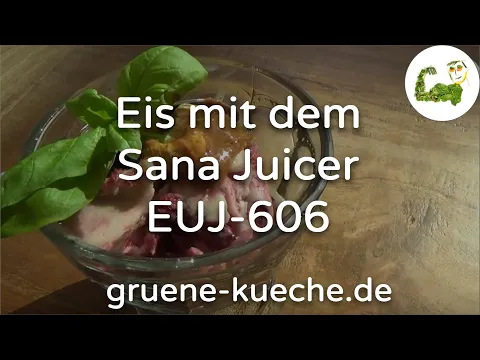 Sana Juicer by Omega EUJ-606 - Zubereitung von Eis Teil 4/6