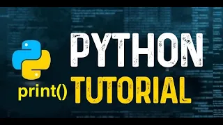 Python Print Function Explained in a minute Python for Beginners print
