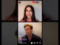 Sofia Carson Nicholas Galitzine Instagram Live Talking About Purple Hearts