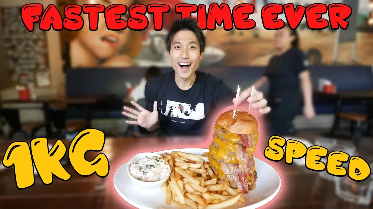 Roadhouse Terminator Burger Challenge! - RECORD SMASHED!