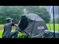 Download Lagu KAMPEREN IN HEVIGE REGEN MET DE GROOTSTE ONWEERSBUI‼️Kamperen in stortregens