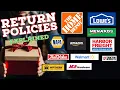 Every Hardware Stores Return Policy Explained