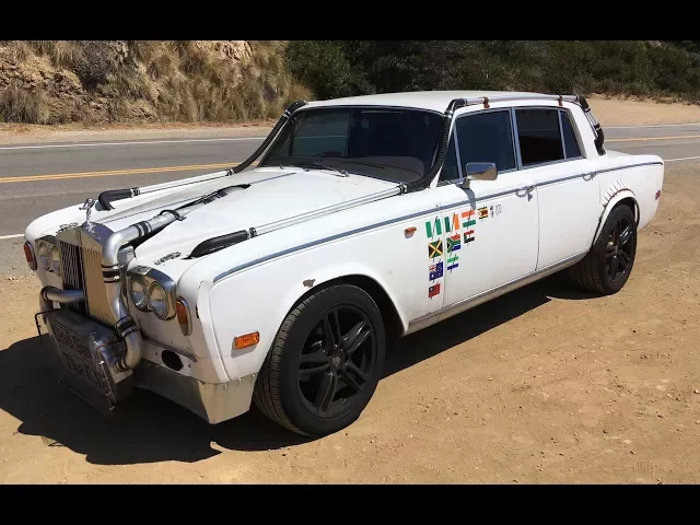 This is Corbin Goodwin's '78 Turbocharged Rolls-Royce Drift Car
