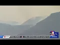 Rocky Canyon Fire mapped at over 15 000 acres chance of rain expected