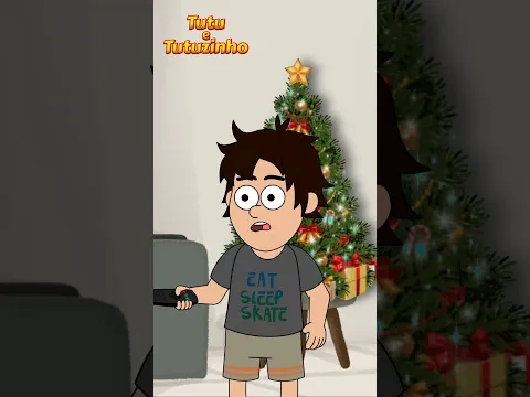 PEDINDO O PRESENTE DE NATAL ATRASADO (TUTU E TUTUZINHO) #shorts #humor