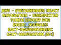 Jest - SyntaxError React Navigation