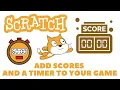 Add scores and a timer to you computer game Scratch Code Tutorial A3