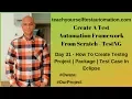 How To Create Testng Project Testng Package First Testng Test Case In Eclipse