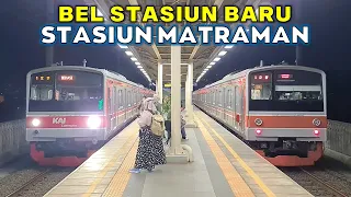 Download SYAHDU BANGET BEL STASIUN INI !! Nonton Kereta Api KRL Commuter Line Malam di STASIUN BARU JAKARTA MP3