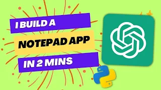 Build Your Own Notepad with ChatGPT in 2 Mins