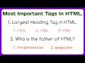 Top 10 HTML MCQs For Exam And Interview LadlaEducation