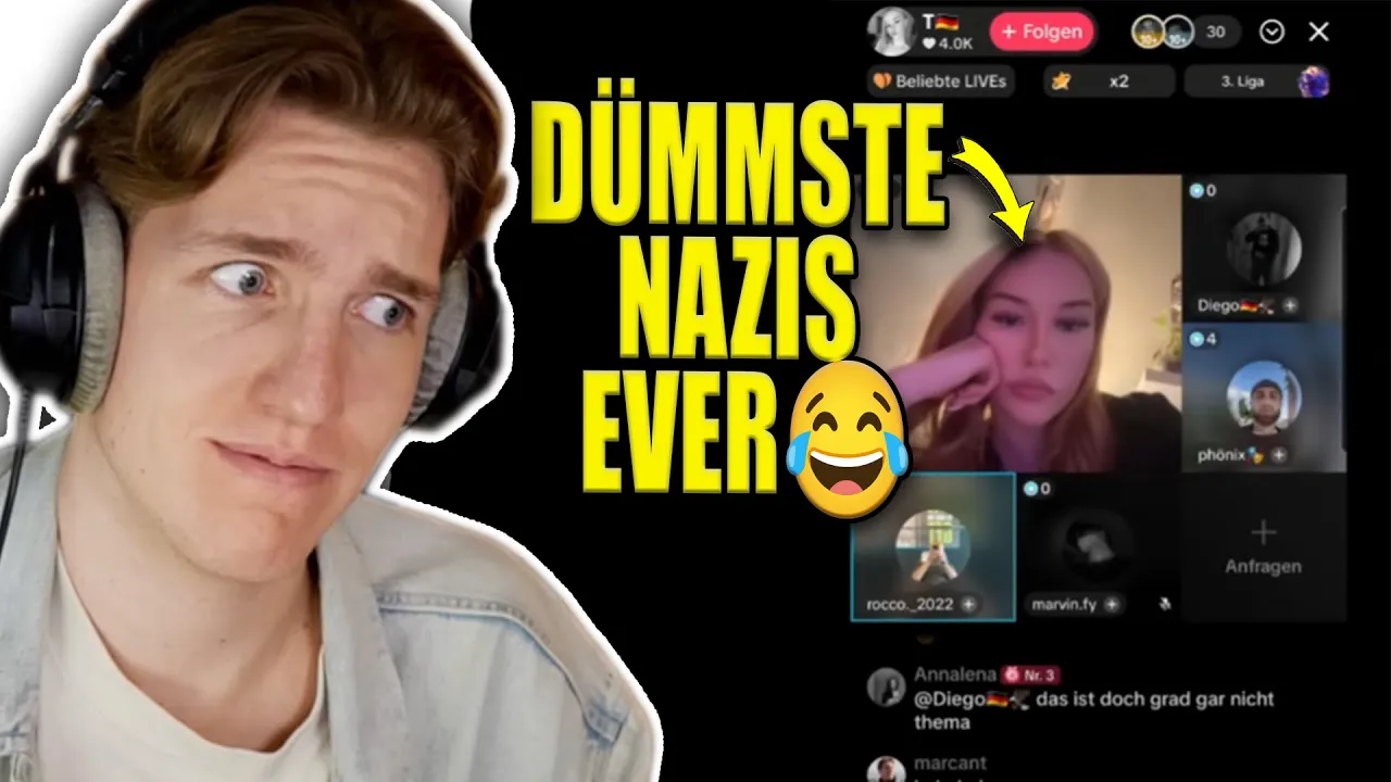 DER LUSTIGSTE NAZI-TIKTOK LIVESTREAM jemals...🤣🤣🤣