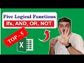 Best five logical functions in excel Excel Logical Functions - IF IFS AND OR NOT