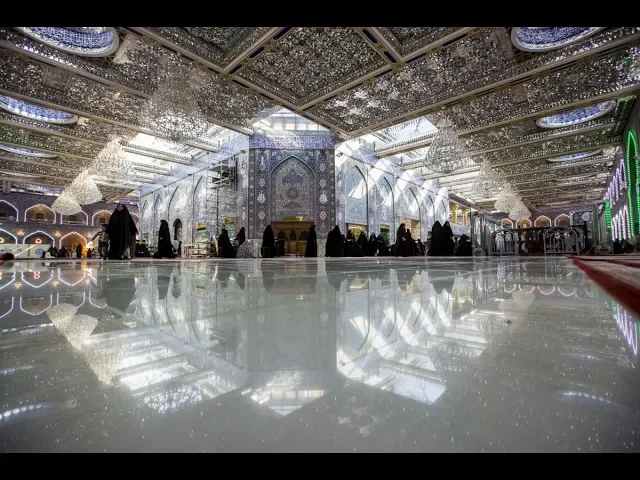 ⁣الانتهاءُ من المقطع الثاني لإكساء صحن أبي الفضل العبّاس (عليه السلام) بالمرمر والشروع بالمقطع الثالث