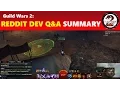Guild Wars 2 Spring Developers Reddit Q A Summary