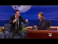 nick kroll tells conan the story where he poops his pants