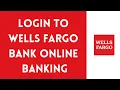 Wells Fargo Bank Online Banking Login 2026 Wells Fargo Sign in