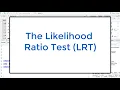 6 6 Likelihood Ratio Test LRT in R