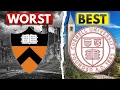 Every Ivy League Ranked BRUTALLY