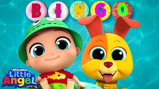 Bingo the Dog! 🐶 Puppy Love! | Little Angel Nursery Rhymes & Kid Songs
