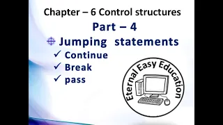 TN 12th computer science chapter - 6 Control structures part 4 jump statements