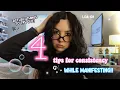 4 tips for consistency while manifesting (LAW OF ASSUMPTION)