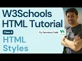 W3Schools W3Schools HTML W3Schools HTML Tutorial Class 008 W3Schools HTML Styles