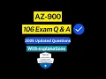 AZ-900 Exam Practice Questions 2025 106 Practice Exam Questions and Expert Insights