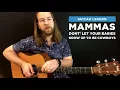 🎸 "Mammas Don't Let Your Babies Grow Up to be Cowboys" guitar lesson + chords (Willie & Waylon)