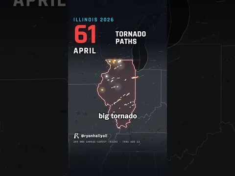 Illinois tornadoes are officially off the charts
