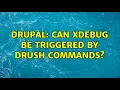 Drupal Can Xdebug be triggered by Drush commands 4 Solutions