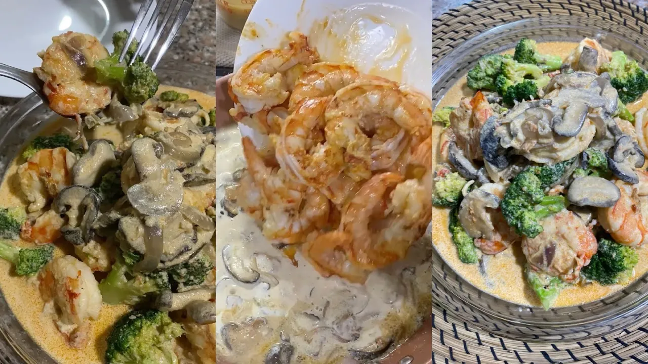 Creamy Shrimp Broccoli