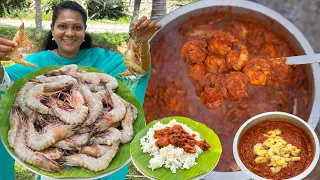 Village Style Prawn Thokku 🦐🤤 இறால் தொக்கு இப்படி செய்யுங்க… சுவை வேற லெவல்!🔥Easy & Tasty Recipe 😋👌