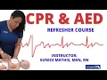 Download Lagu CPR \u0026 AED Refresher Course with Nurse Eunice [Adult, Child, and Infant]