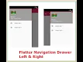Flutter Navigation drawer left and right